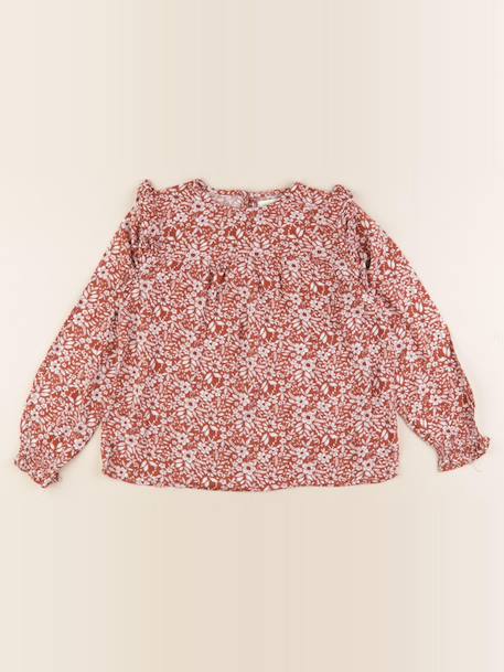 Blouse - 8 ans Marron 1 - vertbaudet enfant 