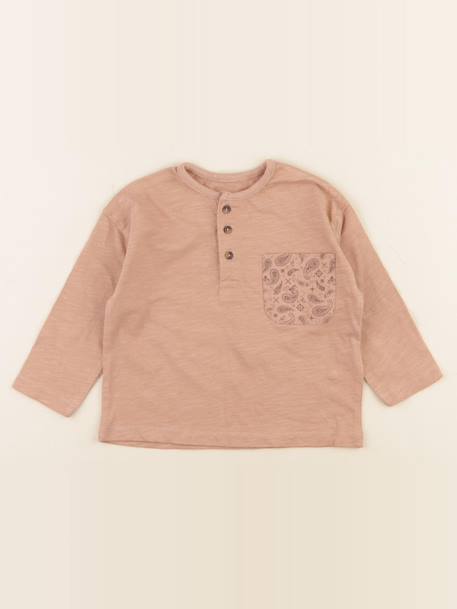 Tee-shirt - 18 mois Beige 1 - vertbaudet enfant 