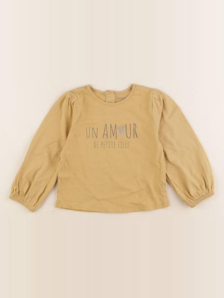 Tee-shirt - 24 mois Jaune 1 - vertbaudet enfant 