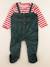 Pyjama velours - 18 mois Vert 1 - vertbaudet enfant 