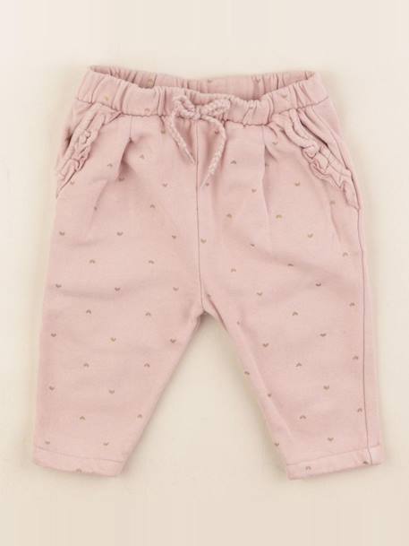 Pantalon - 6 mois Rose, or 1 - vertbaudet enfant 