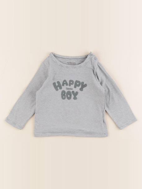 Tee-shirt - 12 mois Vert 1 - vertbaudet enfant 
