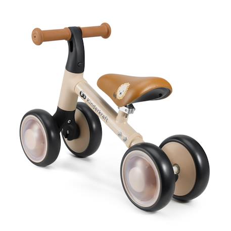 Draisienne Kinderkraft CUTIE FLASH à 4 Roues avec Lumières RGB, Selle Réglable, Roulements ABEC-7 et Cadre Acier Beige+Bleu+Rose+Vert 5 - vertbaudet enfant 