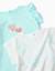 Lot de 2 t-shirts en coton avec imprimé palmiers Bleu clair+Rose 3 - vertbaudet enfant 