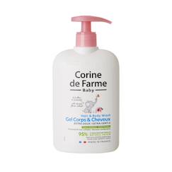 Puériculture-Gel lavant corps et cheveux sans sulfate peaux sensibles