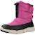 Bottes fille modèle j flexyper girl b ab Noir+Rose 10 - vertbaudet enfant 