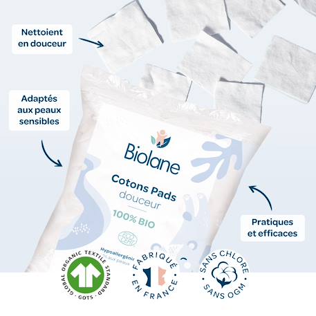 Cotons douceur 100% bio X150+X60 4 - vertbaudet enfant 