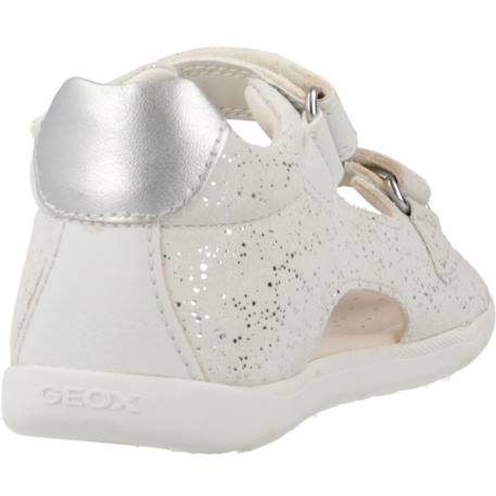 Sandales enfant fille en cuir macchia Blanc c0459 3 - vertbaudet enfant 