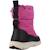 Bottes fille modèle j flexyper girl b ab Noir+Rose 9 - vertbaudet enfant 