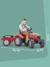 Tracteur à pédales avec remorque Bleu New Holland+Rouge Massey Ferguson+Rouge nacré 11 - vertbaudet enfant 