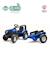 Tracteur à pédales avec remorque Bleu New Holland+Rouge Massey Ferguson+Rouge nacré 4 - vertbaudet enfant 