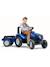 Tracteur à pédales avec remorque Bleu New Holland+Rouge Massey Ferguson+Rouge nacré 3 - vertbaudet enfant 