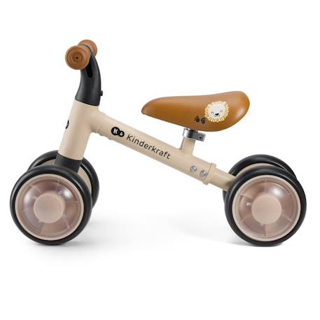 Draisienne Kinderkraft CUTIE FLASH à 4 Roues avec Lumières RGB, Selle Réglable, Roulements ABEC-7 et Cadre Acier Beige+Bleu+Rose+Vert 6 - vertbaudet enfant 