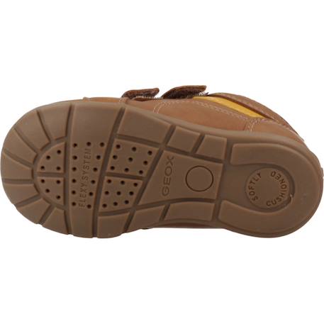 Basket garçon modèle b elthan boy Bleu c0735+Marron cr62g 12 - vertbaudet enfant 
