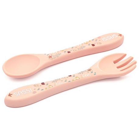 Couverts en silicone slurpy la pieuvre Rose 4 - vertbaudet enfant 