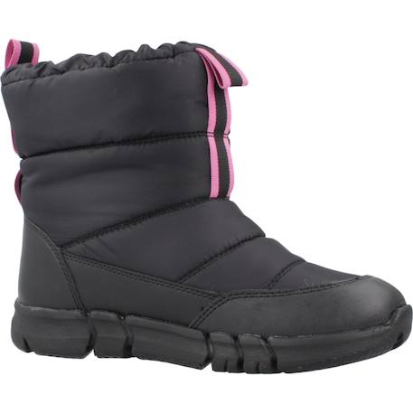 Bottes fille modèle j flexyper girl b ab Noir+Rose 5 - vertbaudet enfant 