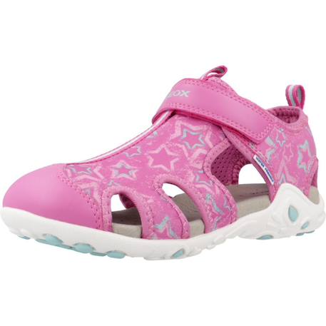 Sandales fille modèle j s.whinberry g. C Rose c8n4a+Vert c4a8r 4 - vertbaudet enfant 