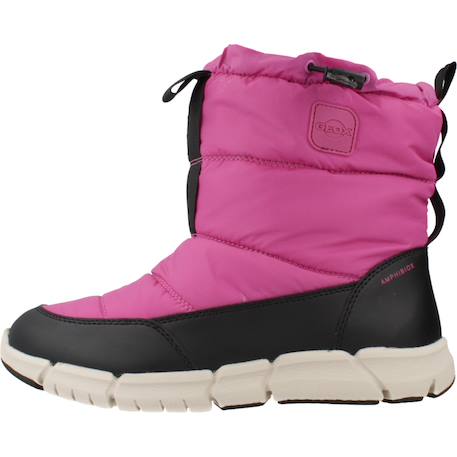 Bottes fille modèle j flexyper girl b ab Noir+Rose 8 - vertbaudet enfant 