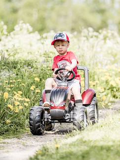 Jouet-Jeux de plein air-Tracteur à pédales avec remorque