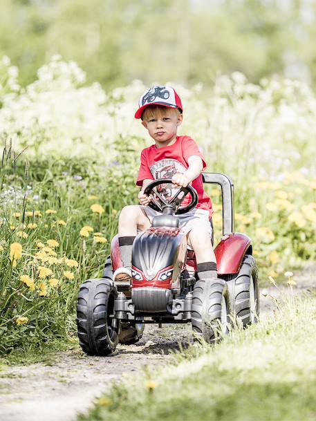 Tracteur à pédales avec remorque Bleu New Holland+Rouge Massey Ferguson+Rouge nacré 13 - vertbaudet enfant 