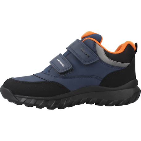 Basket garçon modèle j simbyos boy b abx Bleu c0057+Marron c0034 2 - vertbaudet enfant 