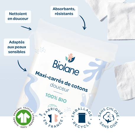 Cotons douceur 100% bio X150+X60 9 - vertbaudet enfant 