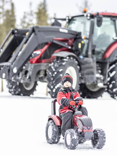 Tracteur à pédales avec remorque Bleu New Holland+Rouge Massey Ferguson+Rouge nacré 15 - vertbaudet enfant 