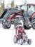 Tracteur à pédales avec remorque Bleu New Holland+Rouge Massey Ferguson+Rouge nacré 15 - vertbaudet enfant 