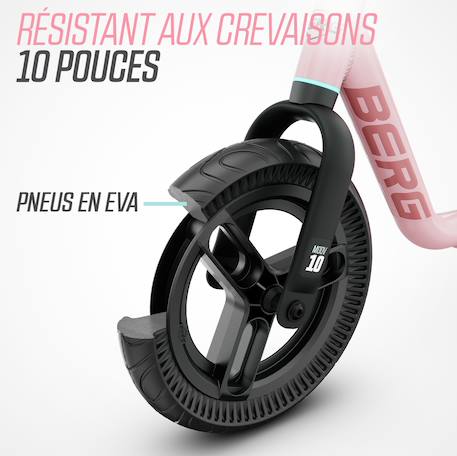 Draisienne pour enfants, 2+ ans, 10 pouces, moov 10 vert Blue+Green+Pink 15 - vertbaudet enfant 