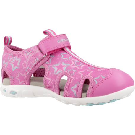 Sandales fille modèle j s.whinberry g. C Rose c8n4a+Vert c4a8r 5 - vertbaudet enfant 