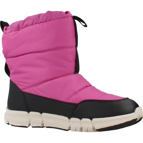 Bottes fille modèle j flexyper girl b ab Noir+Rose 11 - vertbaudet enfant 