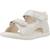 Sandales enfant fille en cuir macchia Blanc c0459 4 - vertbaudet enfant 