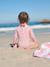 Maillot de bain à manches longues bébé fille Rose pâle imprimé 5 - vertbaudet enfant 