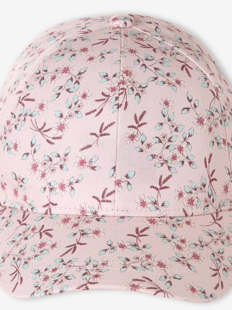 Casquette fille coton réglable rose pâle 3 - vertbaudet enfant 