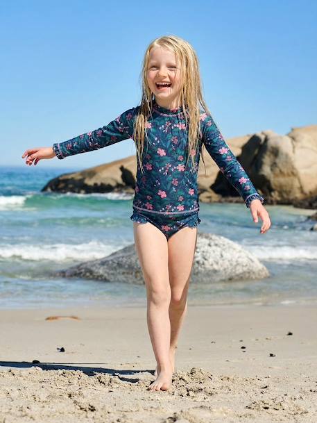 Fille-Maillot bain fille 2 pièces anti UV
