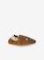 Chaussons bébé cuir élastiqués chocolat 3 - vertbaudet enfant 