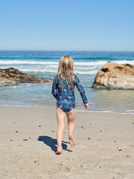 Maillot bain fille 2 pièces anti UV marine 11 - vertbaudet enfant 