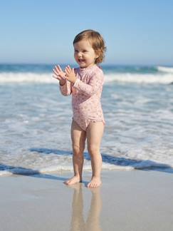 -Maillot de bain à manches longues bébé fille