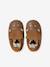 Chaussons bébé cuir élastiqués chocolat 2 - vertbaudet enfant 