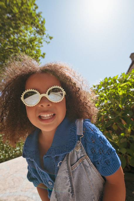 Lunettes de soleil enfant Fleur beige+rose 5 - vertbaudet enfant 