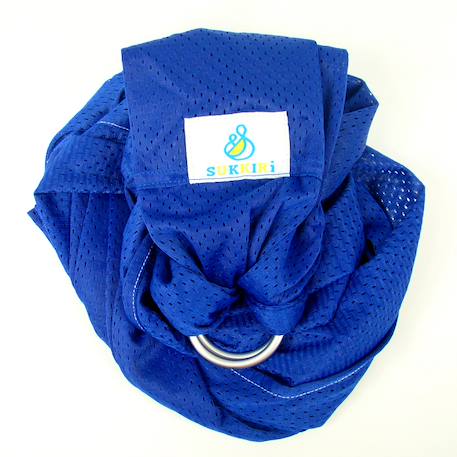 Porte-bébé sling sukkiri Blanc+Bleu+Bleu ciel+Gris+Parme+Rose+Vert menthe 12 - vertbaudet enfant 