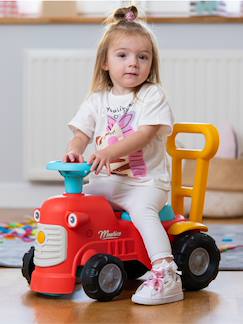Jouet-Porteur Tracteur avec barre d'aide à la marche ergonomique