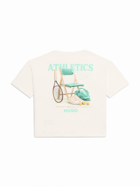 T-shirt  à manches courtes Blanc 3 - vertbaudet enfant 