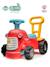 Porteur Tracteur avec barre d'aide à la marche ergonomique Rouge+Vert Claas+Vert vintage 4 - vertbaudet enfant 