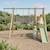 Portique balançoire et toboggan techwood oreka 2 pour enfants Bois 1 - vertbaudet enfant 