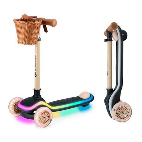 Trottinette 3 roues led pour enfant Beige+Rosa 2 - vertbaudet enfant 