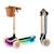 Trottinette 3 roues led pour enfant Beige+Rosa 2 - vertbaudet enfant 