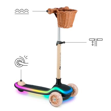 Trottinette 3 roues led pour enfant Beige+Rosa 6 - vertbaudet enfant 
