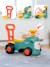 Porteur Tracteur avec barre d'aide à la marche ergonomique Rouge+Vert Claas+Vert vintage 15 - vertbaudet enfant 