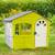 Maisonnette cabane storm plastique Blanc - gris - vert citron 2 - vertbaudet enfant 
